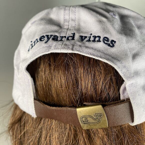 Vineyard Vines Baseball Hat Cap Liliac Strapback Whale Logo Adjustable Adult - Picture 5 of 7